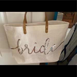 Mud Pie Bride Tote bag